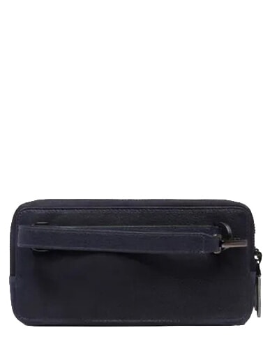 CRONUS Clutch mit Kartenhalter und Handgelenktasche Blau - Damentaschen