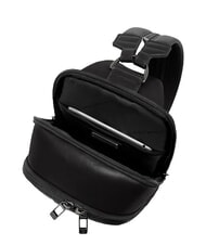 PIQUADRO VICTOR Leder-Ein-Schulter-Rucksack Schwarz - PC-Rucks&auml;cke - 5
