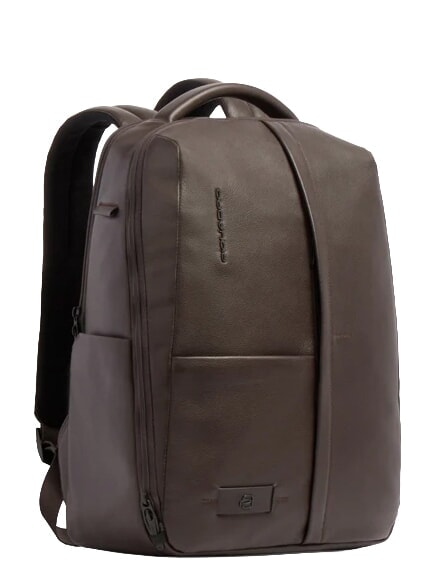 RUSSEL Lederrucksack f&uuml;r 15,6"-Laptop MORO - PC-Rucks&auml;cke
