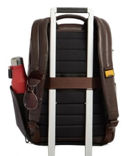 PIQUADRO RUSSEL Lederrucksack f&uuml;r 15,6"-Laptop MORO - PC-Rucks&auml;cke - 3