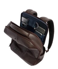 PIQUADRO RUSSEL Lederrucksack f&uuml;r 15,6"-Laptop MORO - PC-Rucks&auml;cke - 4