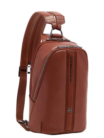 VICTOR Leder-Ein-Schulter-Rucksack LEDER - PC-Rucks&auml;cke