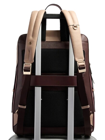 CIRCLE 15,6"-Laptop-Rucksack bordeauxrot/rosa - Damentaschen