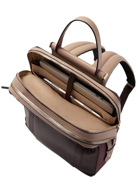 CIRCLE 15,6"-Laptop-Rucksack bordeauxrot/rosa - Damentaschen