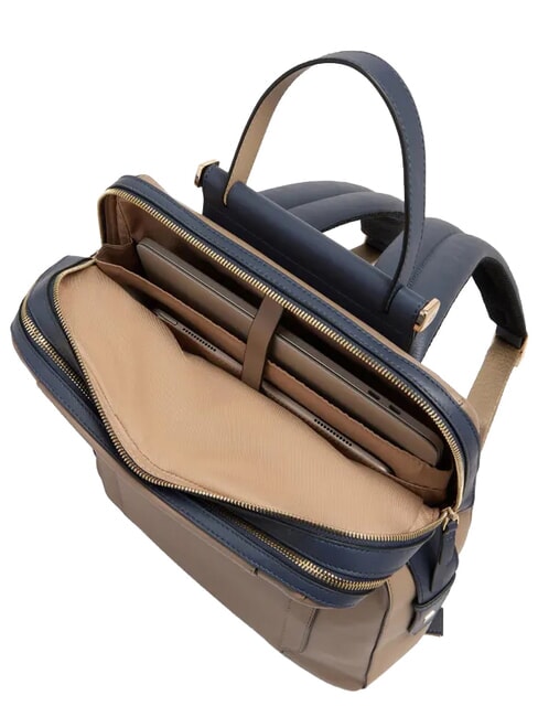 CIRCLE 15,6"-Laptop-Rucksack Taubengrau/Blau - Damentaschen