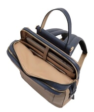 PIQUADRO CIRCLE 15,6"-Laptop-Rucksack Taubengrau/Blau - Damentaschen - 4