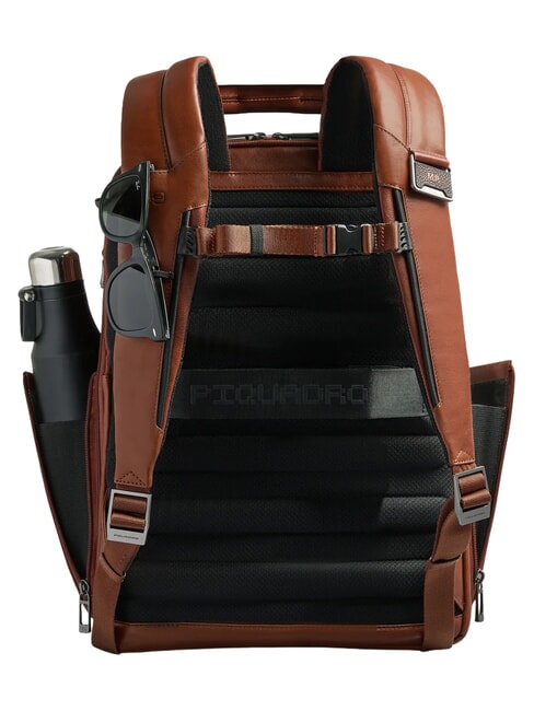 W143 15,6"-Laptop-Rucksack LEDER - Rucks&auml;cke f&uuml;r Schule &amp; Freizeit