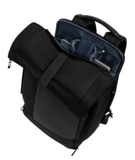 PIQUADRO W145 Rolltop-Rucksack f&uuml;r 15,6-Zoll-Laptop Schwarz - Rucks&auml;cke f&uuml;r Schule &amp; Freizeit - 4