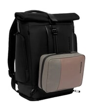 PIQUADRO W145 Rolltop-Rucksack f&uuml;r 15,6-Zoll-Laptop Schwarz - Rucks&auml;cke f&uuml;r Schule &amp; Freizeit - 5