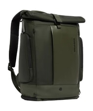 PIQUADRO W145 Rolltop-Rucksack f&uuml;r 15,6-Zoll-Laptop GR&Uuml;N - Rucks&auml;cke f&uuml;r Schule &amp; Freizeit - 2