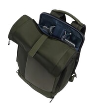 PIQUADRO W145 Rolltop-Rucksack f&uuml;r 15,6-Zoll-Laptop GR&Uuml;N - Rucks&auml;cke f&uuml;r Schule &amp; Freizeit - 4