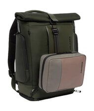 PIQUADRO W145 Rolltop-Rucksack f&uuml;r 15,6-Zoll-Laptop GR&Uuml;N - Rucks&auml;cke f&uuml;r Schule &amp; Freizeit - 5