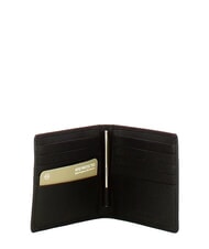PIQUADRO X1 Geldb&ouml;rse aus geh&auml;mmertem Leder Schwarz - Brieftaschen Herren - 2