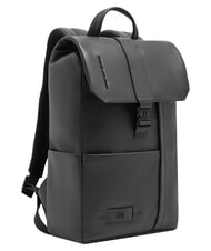 PIQUADRO RUSSEL 14-Zoll-Laptop-Rucksack mit Klappe Schwarz - Rucks&auml;cke f&uuml;r Schule &amp; Freizeit - 2