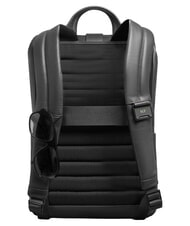 PIQUADRO RUSSEL 14-Zoll-Laptop-Rucksack mit Klappe Schwarz - Rucks&auml;cke f&uuml;r Schule &amp; Freizeit - 3