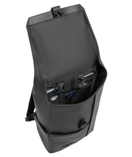 PIQUADRO RUSSEL 14-Zoll-Laptop-Rucksack mit Klappe Schwarz - Rucks&auml;cke f&uuml;r Schule &amp; Freizeit - 4