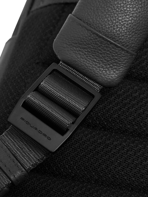 RUSSEL 14-Zoll-Laptop-Rucksack mit Klappe Schwarz - Rucks&auml;cke f&uuml;r Schule &amp; Freizeit