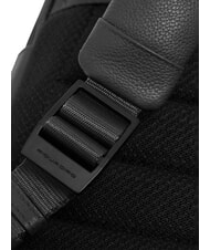 PIQUADRO RUSSEL 14-Zoll-Laptop-Rucksack mit Klappe Schwarz - Rucks&auml;cke f&uuml;r Schule &amp; Freizeit - 7