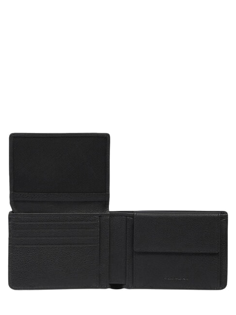 CRONUS Geldb&ouml;rse mit M&uuml;nzfach Schwarz - Brieftaschen Herren