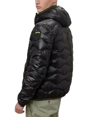 WAVE Kurze Steppdaunenjacke Schwarz - Daunenjacken f&uuml;r Herren