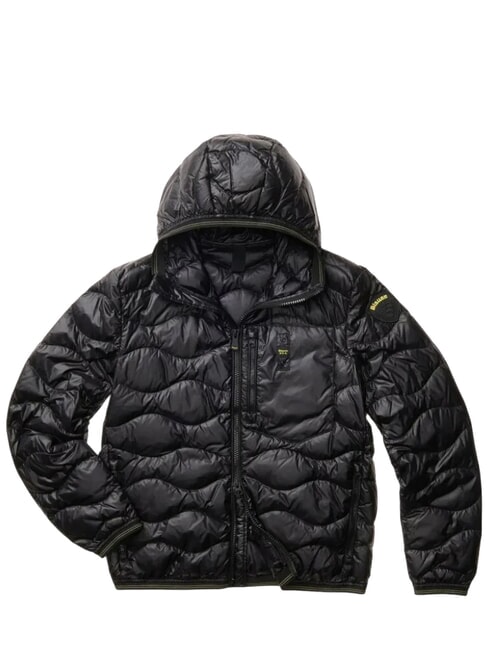 WAVE Kurze Steppdaunenjacke Schwarz - Daunenjacken f&uuml;r Herren