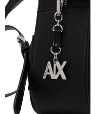 ARMANI EXCHANGE ISABEL Rucksack mit Vordertasche Schwarz - Damentaschen - 4