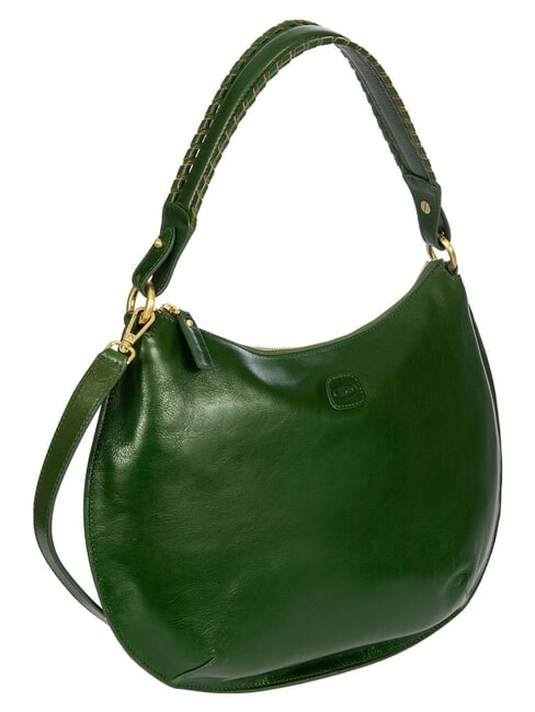 VOLTERRA Ledertasche mit Schulterriemen Kiefer - Damentaschen