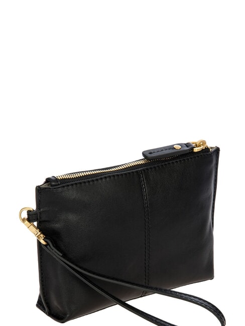 VOLTERRA Lederclutch Schwarz - Damentaschen