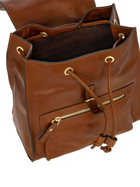 VOLTERRA Lederrucksack Tabak - Damentaschen