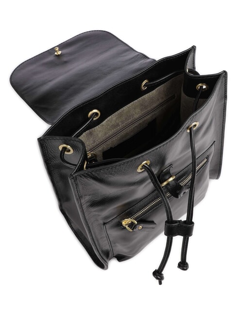 VOLTERRA Lederrucksack Schwarz - Damentaschen