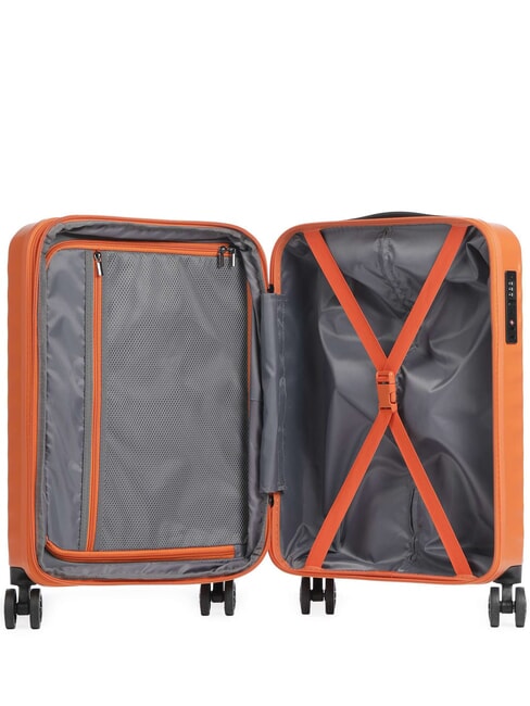 NAUSICAA Erweiterbarer Handgep&auml;cktrolley ORANGE - Handgep&auml;ck