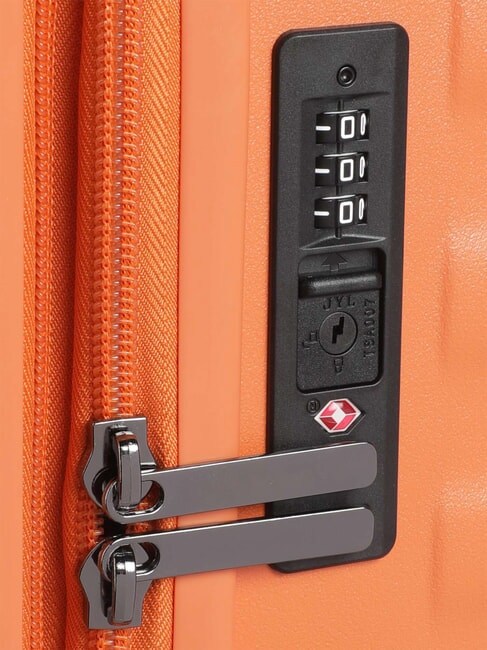 NAUSICAA Mittlerer Trolley, ausziehbar ORANGE - Harte Trolleys