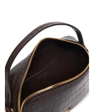 CALVIN KLEIN CK CROC Mini-Handtasche mit Schulterriemen k&ouml;stliches/antikes Silber - Damentaschen - 4