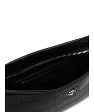 CALVIN KLEIN CK CROC Umh&auml;ngetasche auf Schwarz - Damentaschen - 4