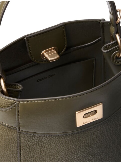 MIX MEDIA Mini-Handtasche mit Schulterriemen Olivennacht - Damentaschen