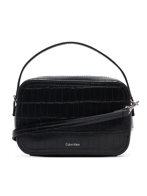 CK CROC Mini-Handtasche mit Schulterriemen auf Schwarz - Damentaschen
