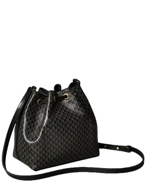 EMBLEM AOP Schultertasche Black AOP - Damentaschen