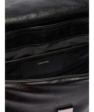 CALVIN KLEIN EMBLEM HW Einkaufstasche auf Schwarz - Damentaschen - 4