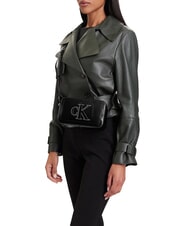 CALVIN KLEIN BOLD CK Mini-Schultertasche auf Schwarz - Damentaschen - 2