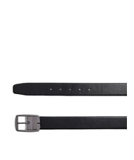 PIQUADRO BLUE SQUARE Doppelseitiger Lederg&uuml;rtel schwarz/dunkelbraun - G&uuml;rtel - 3