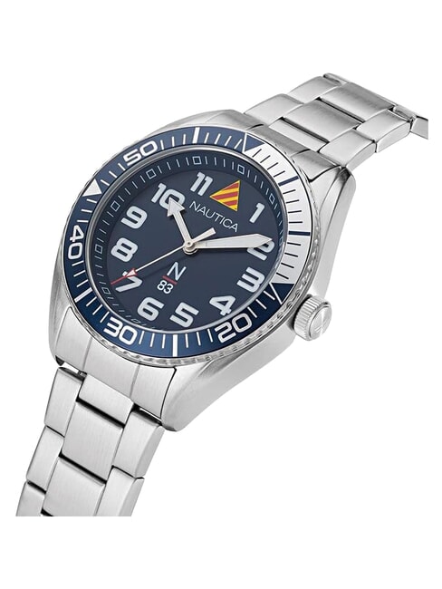 N83 FINN WORLD Multifunktionsuhr blau und silber - Uhren