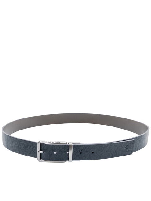 ESSENTIAL Wendbarer Lederg&uuml;rtel tiefblau/falke - G&uuml;rtel