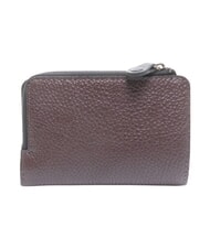 GABS GMONEY57 Ledergeldb&ouml;rse mit Rei&szlig;verschluss Mokka - Brieftaschen Damen - 3