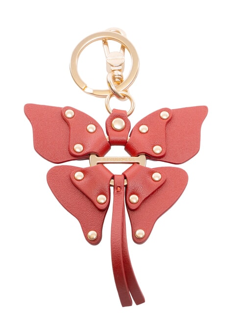 KEYRING Schl&uuml;sselanh&auml;nger aus Leder Purpurrot - Schl&uuml;sselanh&auml;nger und Schl&uuml;sseletuis