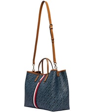 TOMMY HILFIGER TH MONOPLAY Handtasche mit Schulterriemen Raum blau - Damentaschen - 3