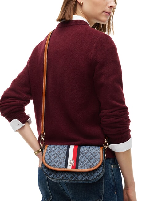 TH MONOPLAY Mini-Schultertasche Raum blau - Damentaschen
