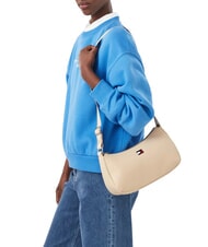 TOMMY HILFIGER TJW DAILY ELEVATED Umh&auml;ngetasche wei&szlig;er Lehm - Damentaschen - 2