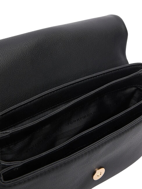 TH LIBRE Schultertasche mit Schultergurt Schwarz - Damentaschen