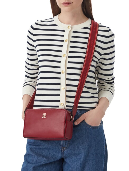 TH JOY Mini-Tasche mit Schulterriemen und Logo Herbstrot - Damentaschen