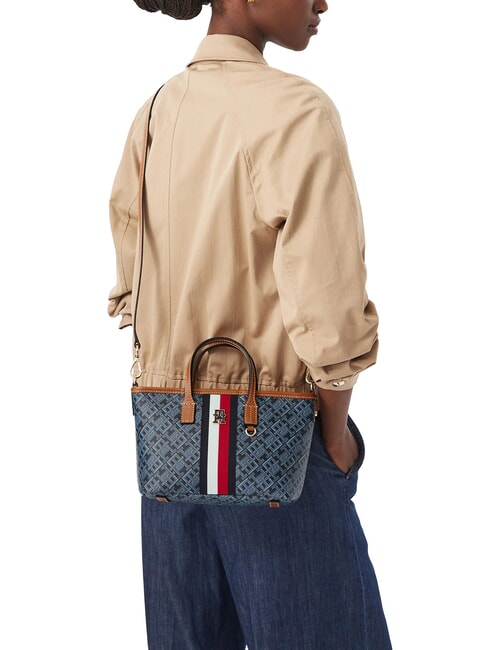 TH MONOPLAY Handtasche mit Schulterriemen Raum blau - Damentaschen